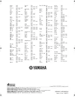 Preview for 88 page of Yamaha DSP-AX463 Owner'S Manual