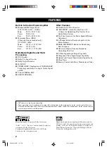 Предварительный просмотр 4 страницы Yamaha DSP-AX620 Owner'S Manual