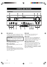 Предварительный просмотр 6 страницы Yamaha DSP-AX620 Owner'S Manual