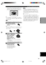 Предварительный просмотр 25 страницы Yamaha DSP-AX620 Owner'S Manual