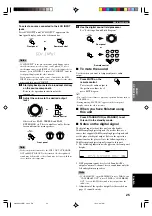 Предварительный просмотр 27 страницы Yamaha DSP-AX620 Owner'S Manual