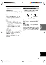 Предварительный просмотр 31 страницы Yamaha DSP-AX620 Owner'S Manual