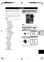 Предварительный просмотр 33 страницы Yamaha DSP-AX620 Owner'S Manual