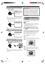 Предварительный просмотр 34 страницы Yamaha DSP-AX620 Owner'S Manual