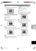 Предварительный просмотр 35 страницы Yamaha DSP-AX620 Owner'S Manual