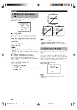 Предварительный просмотр 38 страницы Yamaha DSP-AX620 Owner'S Manual