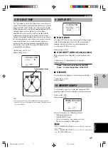 Предварительный просмотр 39 страницы Yamaha DSP-AX620 Owner'S Manual