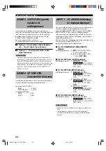 Предварительный просмотр 226 страницы Yamaha DSP-AX640SE Owner'S Manual