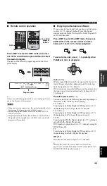 Предварительный просмотр 35 страницы Yamaha DSP-AX757SE Owner'S Manual