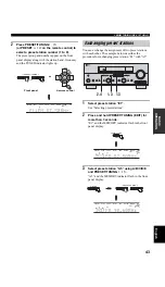 Предварительный просмотр 45 страницы Yamaha DSP-AX757SE Owner'S Manual