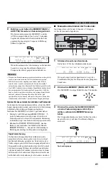 Предварительный просмотр 235 страницы Yamaha DSP-AX757SE Owner'S Manual