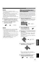 Предварительный просмотр 267 страницы Yamaha DSP-AX757SE Owner'S Manual