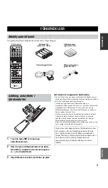 Предварительный просмотр 293 страницы Yamaha DSP-AX757SE Owner'S Manual