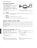 Preview for 2 page of Yamaha DSP-AX763 Service Manual