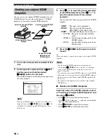 Предварительный просмотр 38 страницы Yamaha DSP-AX861SE Owner'S Manual