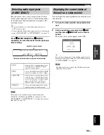 Предварительный просмотр 41 страницы Yamaha DSP-AX861SE Owner'S Manual