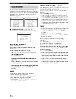 Предварительный просмотр 66 страницы Yamaha DSP-AX861SE Owner'S Manual