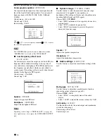 Предварительный просмотр 70 страницы Yamaha DSP-AX861SE Owner'S Manual