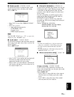 Предварительный просмотр 77 страницы Yamaha DSP-AX861SE Owner'S Manual