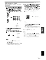 Предварительный просмотр 89 страницы Yamaha DSP-AX861SE Owner'S Manual