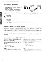 Предварительный просмотр 2 страницы Yamaha DSP-AX861SE Service Manual