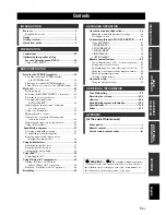 Предварительный просмотр 3 страницы Yamaha DSP-AX863SE Owner'S Manual