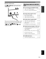 Предварительный просмотр 11 страницы Yamaha DSP-AX863SE Owner'S Manual