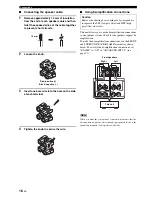 Предварительный просмотр 18 страницы Yamaha DSP-AX863SE Owner'S Manual