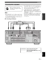 Предварительный просмотр 23 страницы Yamaha DSP-AX863SE Owner'S Manual