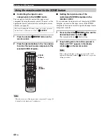 Предварительный просмотр 42 страницы Yamaha DSP-AX863SE Owner'S Manual