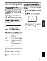 Предварительный просмотр 45 страницы Yamaha DSP-AX863SE Owner'S Manual