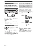 Предварительный просмотр 46 страницы Yamaha DSP-AX863SE Owner'S Manual