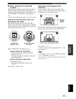 Предварительный просмотр 59 страницы Yamaha DSP-AX863SE Owner'S Manual