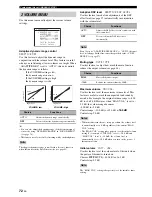 Предварительный просмотр 74 страницы Yamaha DSP-AX863SE Owner'S Manual