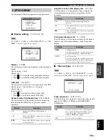 Предварительный просмотр 81 страницы Yamaha DSP-AX863SE Owner'S Manual