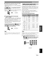 Предварительный просмотр 87 страницы Yamaha DSP-AX863SE Owner'S Manual