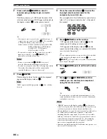 Предварительный просмотр 88 страницы Yamaha DSP-AX863SE Owner'S Manual