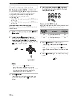 Предварительный просмотр 98 страницы Yamaha DSP-AX863SE Owner'S Manual