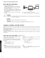 Предварительный просмотр 2 страницы Yamaha DSP-AX863SE Service Manual