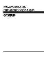 Предварительный просмотр 155 страницы Yamaha DSP-AX863SE Service Manual