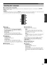 Предварительный просмотр 33 страницы Yamaha DSP-AZ1 Owner'S Manual