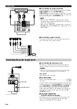 Предварительный просмотр 34 страницы Yamaha DSP-AZ1 Owner'S Manual