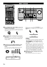 Предварительный просмотр 44 страницы Yamaha DSP-AZ1 Owner'S Manual