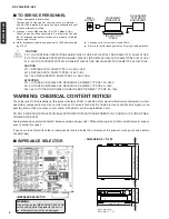 Предварительный просмотр 2 страницы Yamaha DSP-AZ2 Service Manual