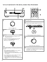 Preview for 14 page of Yamaha DSP-E200 Owner'S Manual