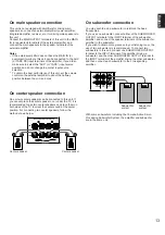 Предварительный просмотр 13 страницы Yamaha DSP-E492 Owner'S Manual