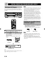 Предварительный просмотр 22 страницы Yamaha DSP-E800 Owner'S Manual