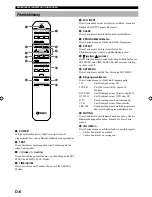 Предварительный просмотр 80 страницы Yamaha DSP-E800 Owner'S Manual