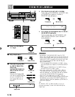 Предварительный просмотр 126 страницы Yamaha DSP-E800 Owner'S Manual