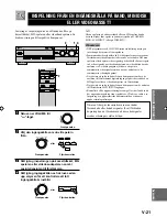 Предварительный просмотр 131 страницы Yamaha DSP-E800 Owner'S Manual